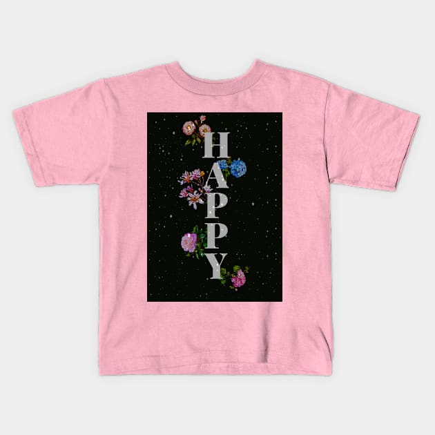 happiness Kids T-Shirt by theBB